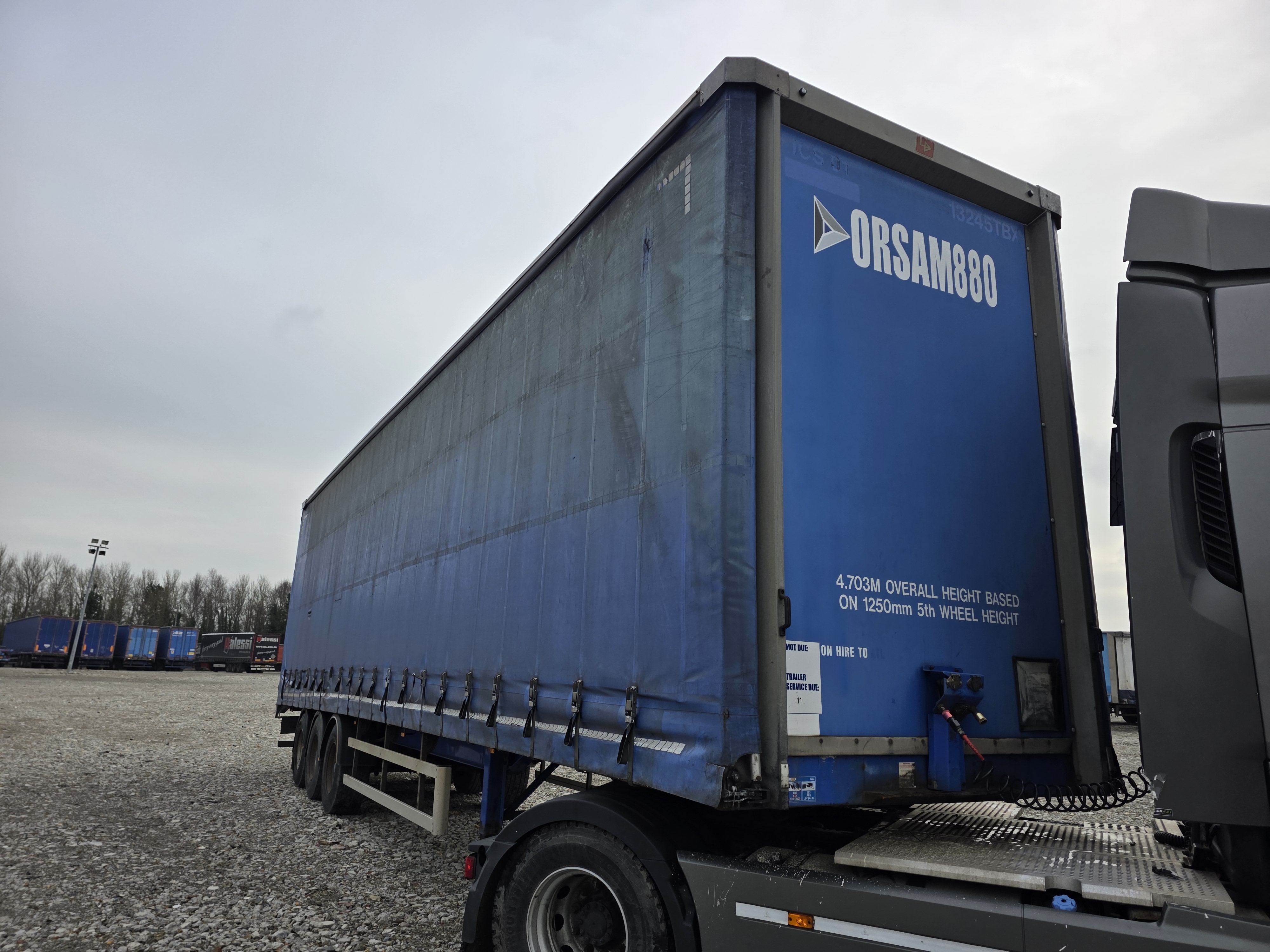 4.7m 2013 SDC Curtainside 